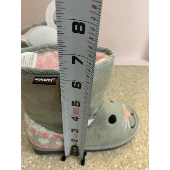 MUKS LUKS Gray Bonnie Bunny Boot - Unisex SIZE 9 and 10 - Picture 8 of 10